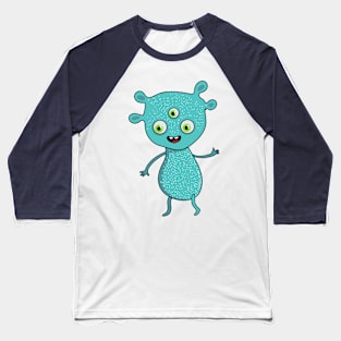 cute cartoon alien Baseball T-Shirt